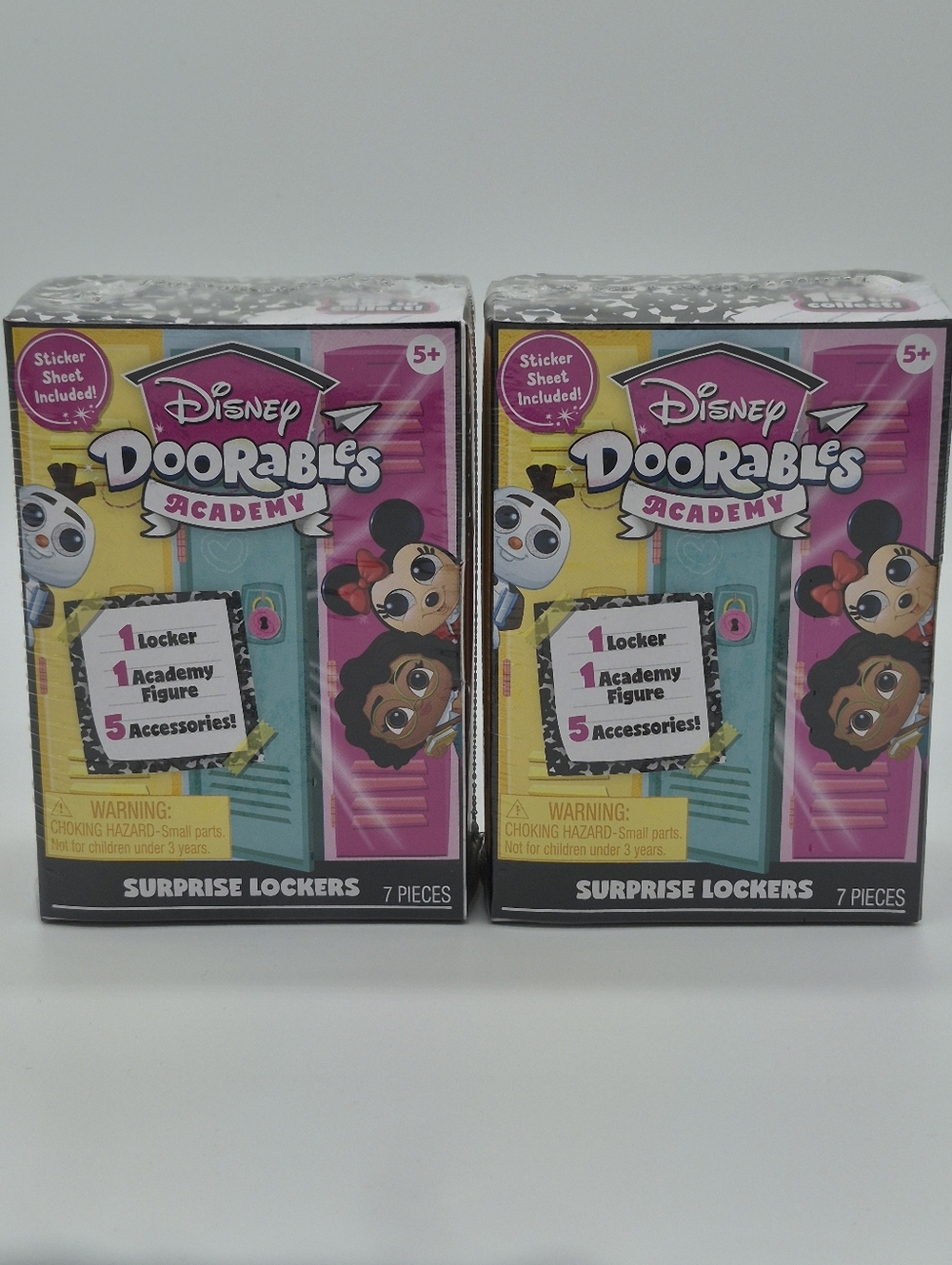 ✨ Disney Doorables Bundle 2 Academy Lockers Mystery Toys NWT